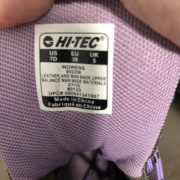 Hi tec ladies ankle hiking boots size 7 - Picture 5 of 6